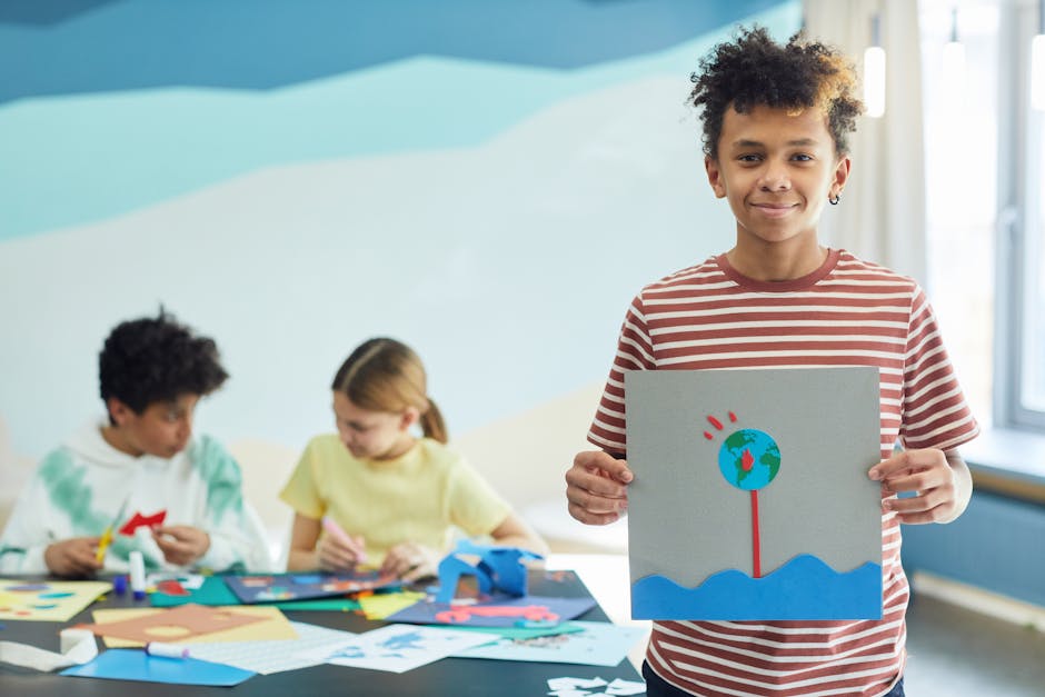 Split-screen comparison showing a traditional classroom on one side and a hands-on workshop environment on the other