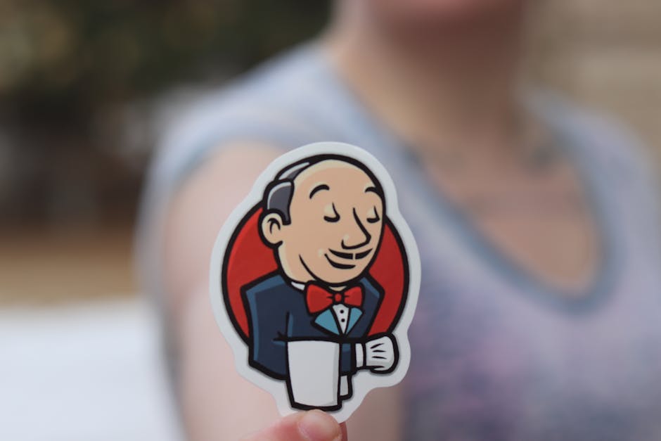 A person walking away from giant corporate logos toward a path lined with open source symbols and privacy-focused alternatives